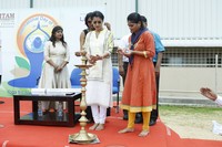Gouthami Youth Yoga in GITAM college in Hyderabad